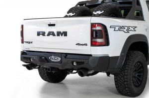 Ram 1500 TRX Bumper - Rear - Addictive Desert Designs - Bomber - Hammer Black - `21-`27